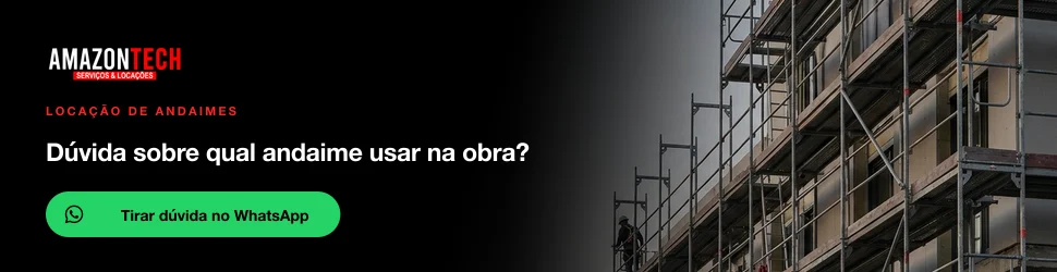 Tire dúvidas sobre peças de andaime no WhatsApp da Amazontech