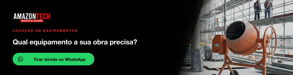 Tire dúvidas sobre qual martelete alugar pelo WhatsApp da Amazontech