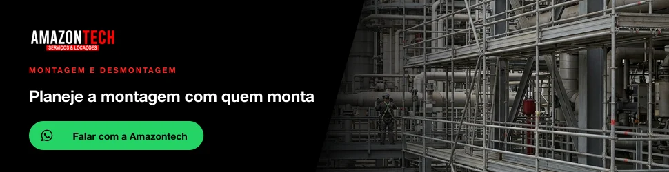 Fale com a Amazontech sobre montagem e inspeção de andaimes